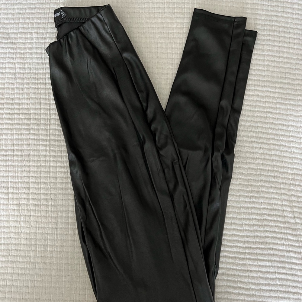 Pretty Little Thing leather leggings. Size US 0. Love these!